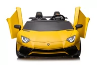 Pojazdy elektryczne dla dzieci - Auto Na Akumulator Lamborghini XXL A8803 Żółte 24V - miniaturka - grafika 1