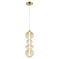 Lampy sufitowe - Lampa wisząca DAPHNE AMBER 36W - miniaturka - grafika 1