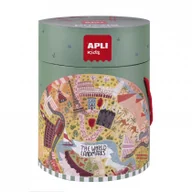 Puzzle - Puzzle okrągłe w tubie - światowe zabytki 5+ Apli Kids - miniaturka - grafika 1