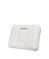 Portfele - Portfel Damski Pikowany Średni Na Karty PUCCINI Jasnobeżowy BLP833A 6B - miniaturka - grafika 1