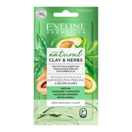 Maseczki do twarzy - Eveline MATUJĄCO-OCZYSZCZAJACA MASECZKA-PEELING Z ZIELONĄ GLINKĄ 8ML 5903416026259 - miniaturka - grafika 1