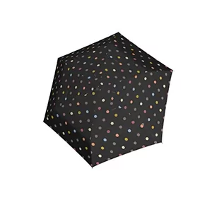 Parasole - reisenthel Umbrella Pocket Mini bardzo płaski, stabilny i lekki parasol kieszonkowy w kropkach z łatwym otwieraczem ręcznym – duży daszek – 25 x 2,5 x 6,5 cm – waga 190 g - grafika 1