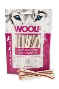 Woolf Soft Duck And Cod Sandwich Long - Suplementy i witaminy dla psów - miniaturka - grafika 2