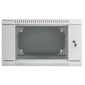 Szafy rack - Lanberg Szafa wisząca dwusekcyjna 19 6U szara WF02-6606-10""S (WF02-6606-10S) - miniaturka - grafika 1