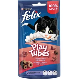 FELIX Play Tubes indyk i szynka 50 g - Przysmaki dla kotów - miniaturka - grafika 1