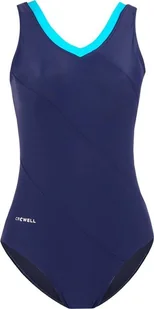 Crowell Kostium kąpielowy damski Crowell Angie kol.02 granatowo-niebieski 36 - Stroje kąpielowe - miniaturka - grafika 1
