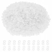 Zabawki kreatywne - KLIPSY ZAPIĘCIA DO GUMEK NA BRANSOLETKI XXL 300 BIAŁE KLIPSY ZAPIĘCIA MTA - miniaturka - grafika 1