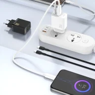 Ładowarki do telefonów - Ładowarka sieciowa Dudao A27 Biała GaN USB-C Ładowarka Kompaktowa, Szybka - miniaturka - grafika 1