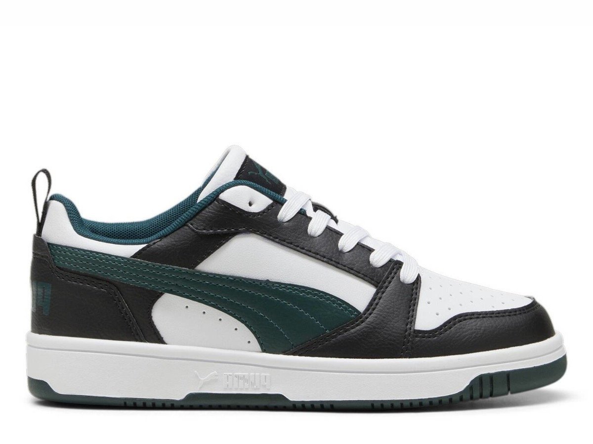 Buty dziecięce Puma 39383315 REBOUND V6 LO JR Białe