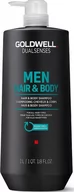 Szampony dla mężczyzn - Goldwell Złota Well dualsenses Men Hair & Body Shampoo 1000 ML oczyszczania orzeźwiającym do włosów i ciała 4021609026556 - miniaturka - grafika 1
