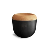 Pojemniki kuchenne - Pojemnik na czosnek 13 cm truflowy - Emile Henry - miniaturka - grafika 1