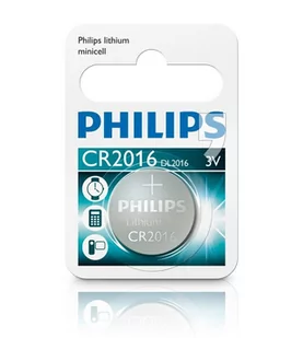 Philips Bateria Pastylkowa CR2016/01B Lithium- - Baterie i akcesoria - miniaturka - grafika 4