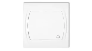 Karlik Łącznik zwierny dzwonek podświetlany LOGO LWP-4L - Wyłączniki światła i elektryczne - miniaturka - grafika 1