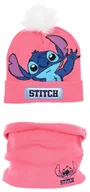 Czapki damskie - Komplet dla dziewczynki Stitch - czapka i komin rozmiar 54 cm - miniaturka - grafika 1