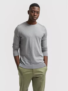 Selected Homme Sweter Berg 16074682 Szary Regular Fit - Swetry męskie - miniaturka - grafika 1