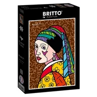 Puzzle - Bluebird Puzzle Puzzle 1500 Dziewczyna z perłą, Romero Britto - Bluebird Puzzle - miniaturka - grafika 1