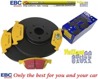 Tarcze hamulcowe - Przednie klocki YellowStuff + tarcze hamulcowe 320mm EBC seria Premium Ford Kuga AWD 2013-2019 - miniaturka - grafika 1