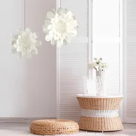 Sztuczne kwiaty - KWIAT FLORE 731 ŚR. KWIAT 42 CM ŚRODEK 8 CM BIAŁY - miniaturka - grafika 1