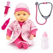 Lalki dla dziewczynek - Bayer Lalka Doktor z akcesoriami Set 38cm 93878AA - miniaturka - grafika 1