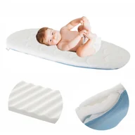 Akcesoria do wózków - Materac do gondoli wózka, wkład do wózka uniwersalny 78x34cm - miniaturka - grafika 1