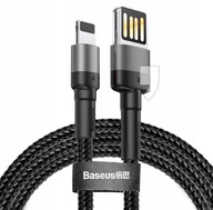 Kable USB - Baseus Kabel CALKLF-GG1 USB 2.0 M - Lightning M; 1m; kolor szaro-czarny - miniaturka - grafika 1