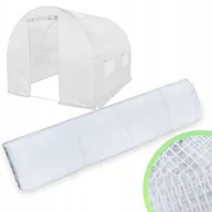 Szklarnie ogrodowe - Pokrycie do tunelu szklarniowego folia poszycie 4iQ 2x2m 4 m2 Białe - miniaturka - grafika 1