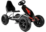 Jeździki dla dzieci - Gokart na Pedały B012 Pompowane Koła Czarny LEAN CARS - miniaturka - grafika 1