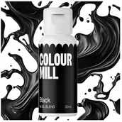 Dodatki do ciast w proszku - BARWNIK OLEJOWY DO MAS TŁUSTYCH KREMÓW CZEKOLADY CZARNY colour mill 20ml - miniaturka - grafika 1