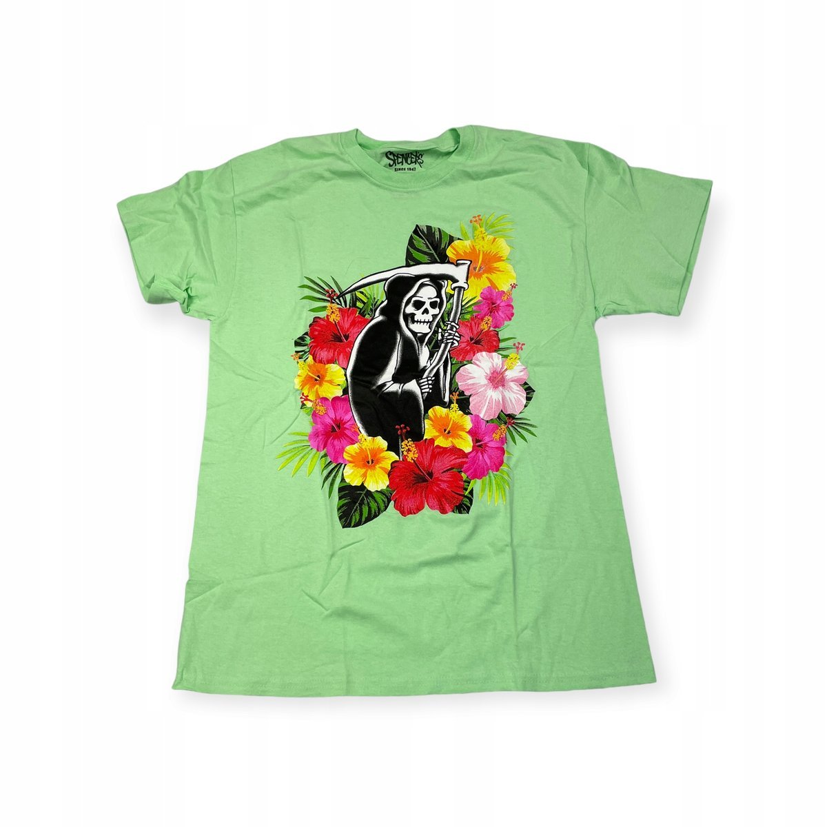 Koszulka T-shirt męski okrągły dekolt SPENCER'S NADRUK XL