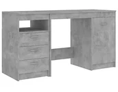 Biurka - EDINOS Funkcjonalne biurko w kolorze szarego betonu K0-G61 - miniaturka - grafika 1