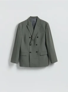 Reserved - Marynarka slim fit z domieszką wiskozy - szary - Kurtki męskie - miniaturka - grafika 1
