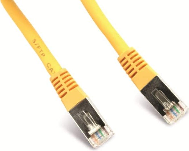 Kabel sieciowy S-Conn Cat6 S/FTP 0,5 m żółty 0,5 m S/FTP (S-STP) (TC75711-H0,5y)