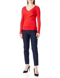s.Oliver BLACK LABEL Sweter damski, RED, 42, czerwony, 42 - Swetry damskie - miniaturka - grafika 1