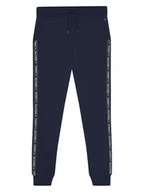 Spodnie sportowe męskie - Tommy Hilfiger Spodnie dresowe w kolorze czarnym - miniaturka - grafika 1