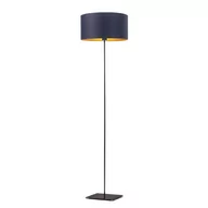 Lampy stojące - LYSNE, lampa podłogowa SOFIA GOLD, granatowy ze złotym wnętrzem - miniaturka - grafika 1