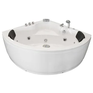 Wanna z hydromasażem narożna 135x135 cm MO-1636 - Wanny z hydromasażem - miniaturka - grafika 1