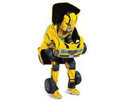 Stroje karnawałowe - Strój do transformowania Bumblebee- Transformers, 3 wcielenia (licencja), rozm. S (4-6 lat) - miniaturka - grafika 1