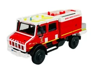 Samochody i pojazdy dla dzieci - BBURAGO EMERGENCY MERCEDES-BENZ UNIMOG U5000 STRAŻ POŻARNA 32017 - miniaturka - grafika 1