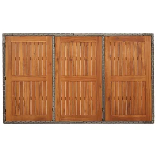 5-cz. zestaw mebli ogrodowych z poduszkami, szary, rattan PE - Meble ogrodowe - miniaturka - grafika 10