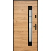 Drzwi zewnętrzne - Drzwi zewnętrzne lewe Toscana jasno-brązowy 90L 207,7 cm - miniaturka - grafika 1