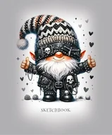 Szkolne artykuły papiernicze - Szkicownik 148x105 24 stron 100g/m2 Gnom szary - miniaturka - grafika 1