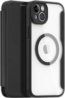 Etui i futerały do telefonów - Dux Ducis Skin X Pro etui iPhone 14 Plus magnetyczny pokrowiec MagSafe z klapką czarny - miniaturka - grafika 1