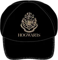 Czapki dla dzieci - Czarna czapka na lato dla dziewczynki z daszkiem Harry Potter - miniaturka - grafika 1