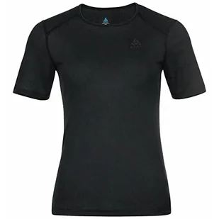 ODLO Damski top Bl Crew Neck S/S Active Wa Top, czarny, L 159111 - Koszulki i topy damskie - miniaturka - grafika 1