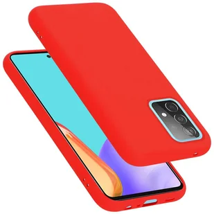 Pokrowiec Do Samsung Galaxy A52 (4G / 5G) / A52s Etui w LIQUID CZERWONY TPU Silikon Case Cover Obudowa Ochronny Cadorabo - Etui i futerały do telefonów - miniaturka - grafika 1