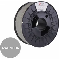 Filamenty i akcesoria do drukarek 3D - Filament do drukarki 3D C-TECH PREMIUM LINE, PETG, RAL9006, 1,75mm, 1kg, White aluminium - miniaturka - grafika 1