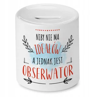 Skarbonka Dla Obserwatora na Urodziny na Prezent z Nadrukiem ze Zdjęciem + Opakowanie na prezent (wzór 03) - Skarbonki Skarbonka Dla Obserwatora na Urodziny na Prezent z Nadrukiem ze Zdjęciem + Opakowanie na prezent (wzór 03) - Skarbonki - miniaturka - grafika 1