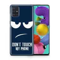 Etui i futerały do telefonów - Etui na telefon komórkowy Samsung Galaxy Protective Case Cover Bumper Case Shell Ultra Thin, Model: Samsung Galaxy S20 Ultra, Wybierz wzór: Dont Touch My Phone Blue - miniaturka - grafika 1