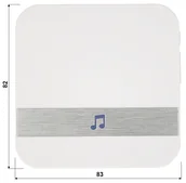 Dzwonki i gongi - Dzwonek bezprzewodowy ATLO-DB-TUYA - miniaturka - grafika 1