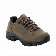 Buty trekkingowe damskie - Buty damskie trekkingowe Jack Wolfskin REBELLION TEXAPORE LOW W brown / phantom - 36 - miniaturka - grafika 1